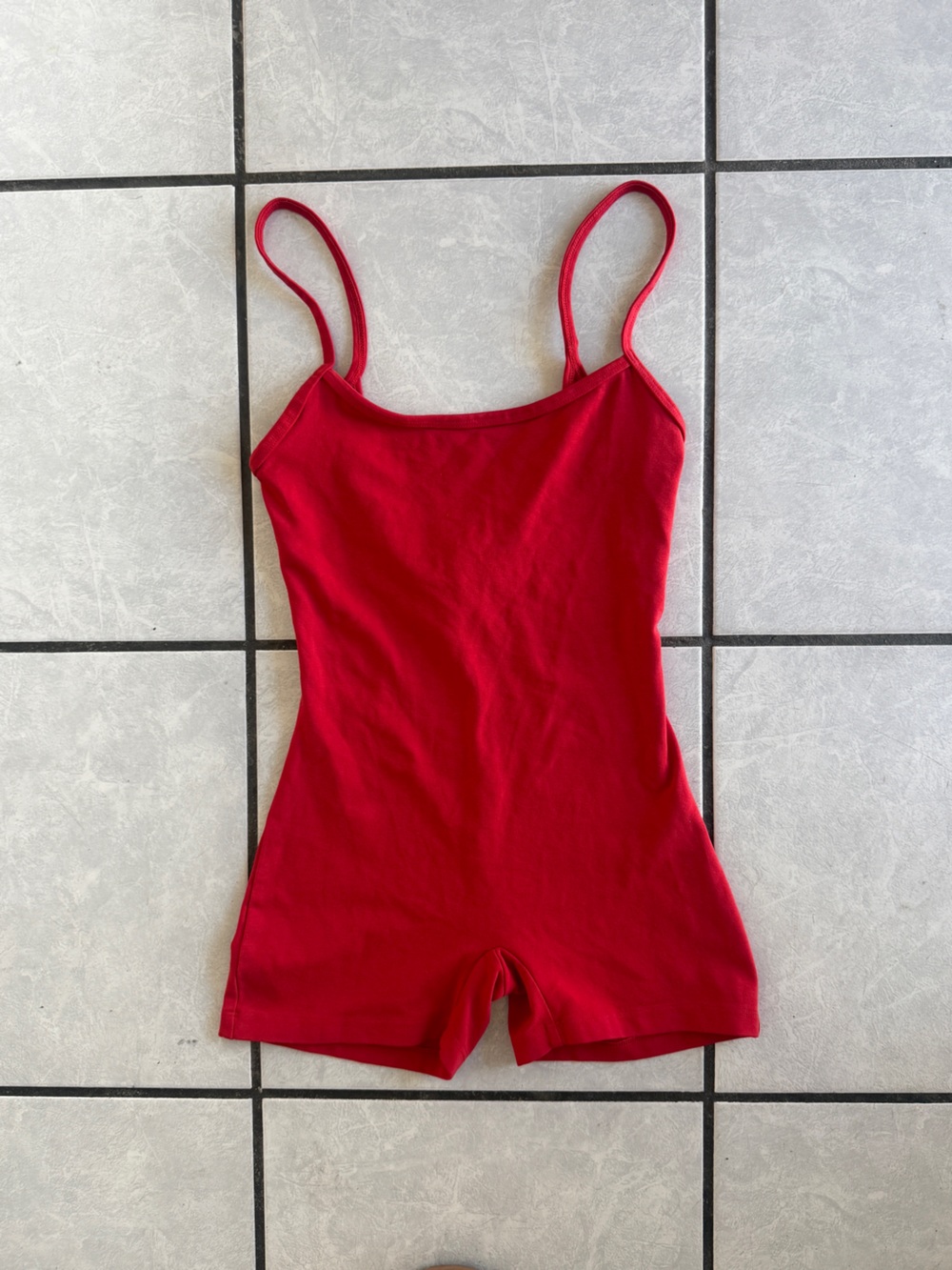 Los Angeles Apparel Red Double-Strap Slip